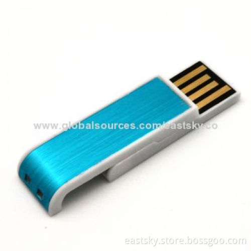 Mini USB Flash Drive with Full USB 2.0 Compatible, Supports Plug-and-play FunctionsNew